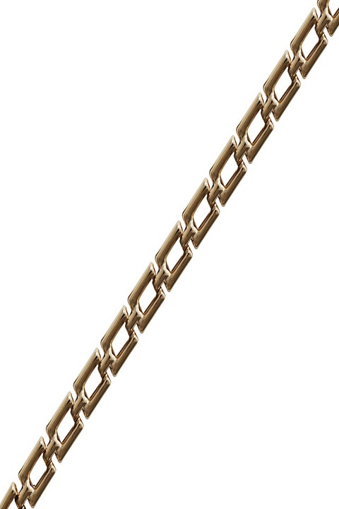 ezüst rozé aranyozott karlánc 20cm