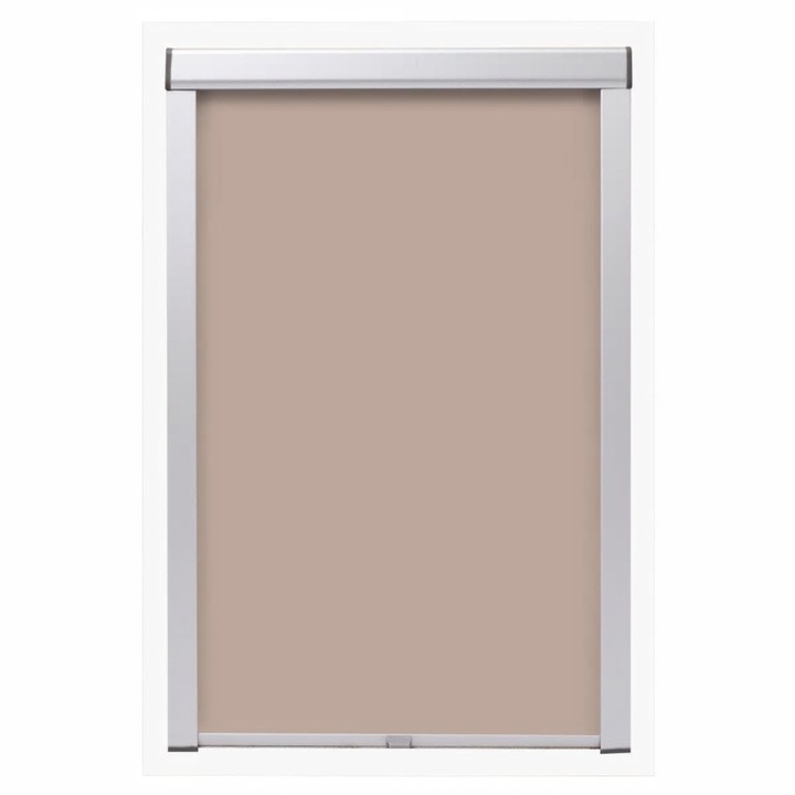 Прибираща се непрозрачна щора vidaXL Tesaturа, S08 / 608, 114 x 140 см, Бежов