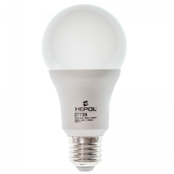 Bec LED Hepol clasic A65 E27 12W lumina calda, dimabil, AN Bec LED Hepol clasic A65 E27 12W lumina calda, dimabil, AN