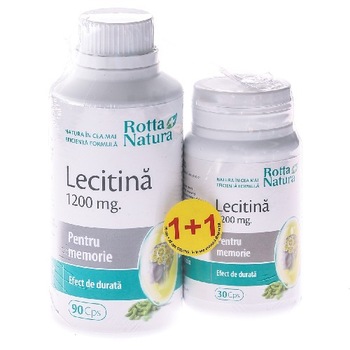 Lecitina 1200mg Rotta Natura 90+30cps Lecitina 1200mg Rotta Natura 90+30cps