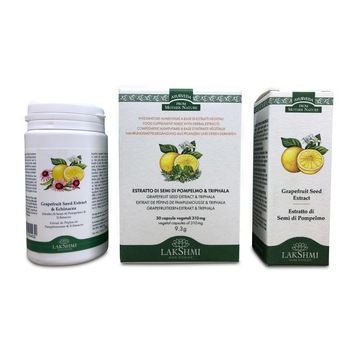 Set 3 produse din extract de seminte de grapefruit, Lakshmi, 100% natural Set 3 produse din extract de seminte de grapefruit, Lakshmi, 100% natural