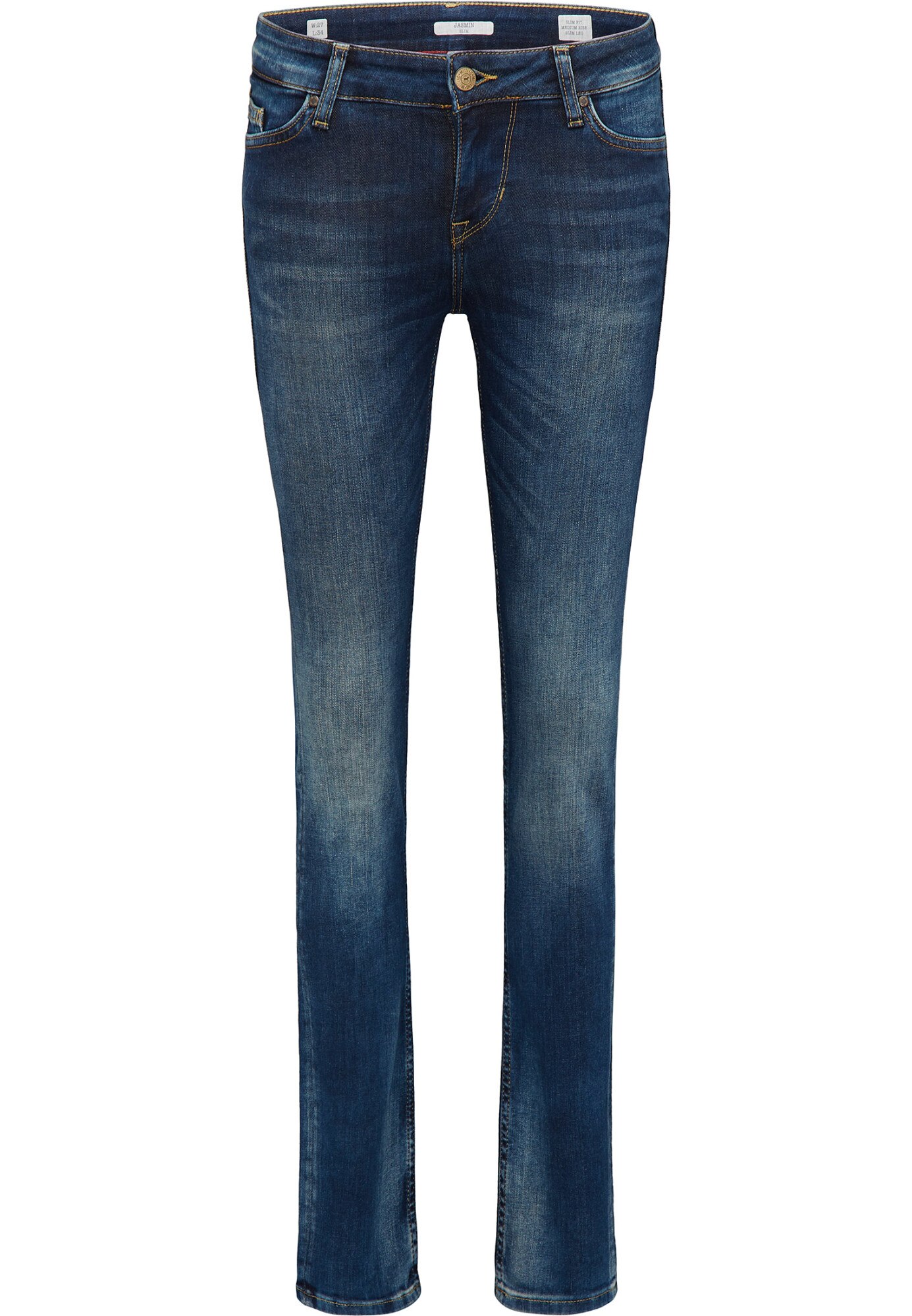 Blugi, Mustang Jeans, slim fit albastru, Jasmin Slim,
