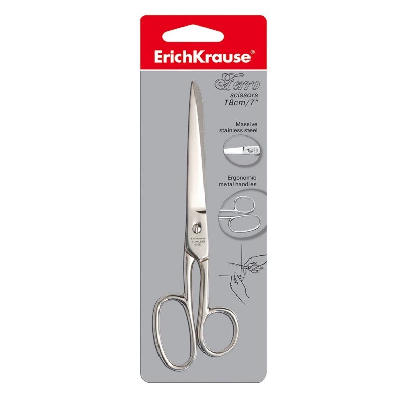 Foarfeca Erichkrause Ferro 18 Cm Metal