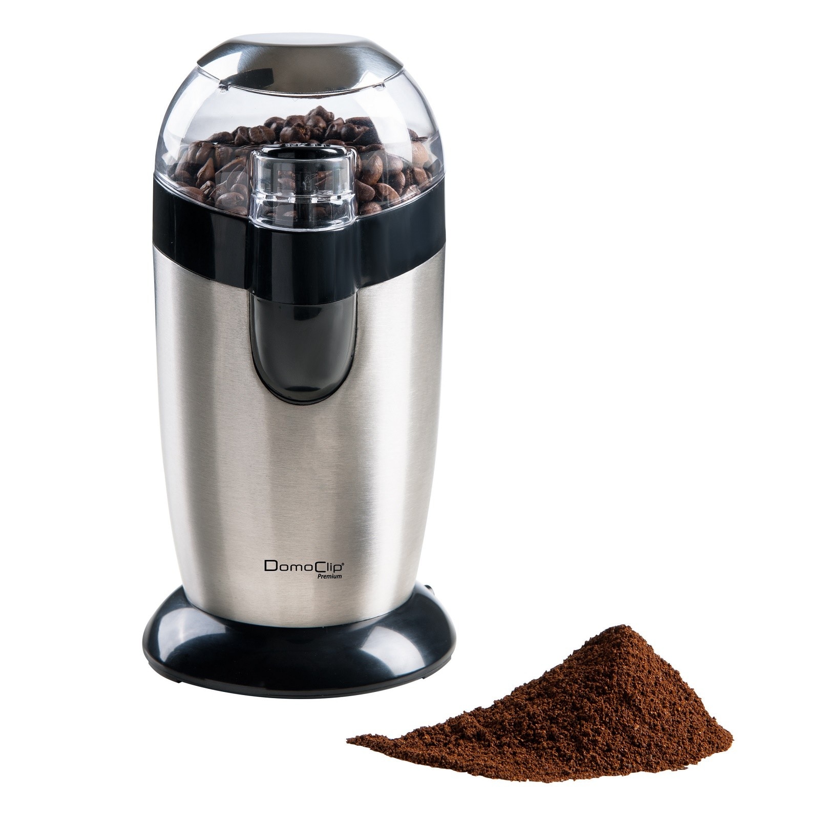 Rasnita de cafea DomoClip DOD116, 120 W, 40 gr, Negru/Inox