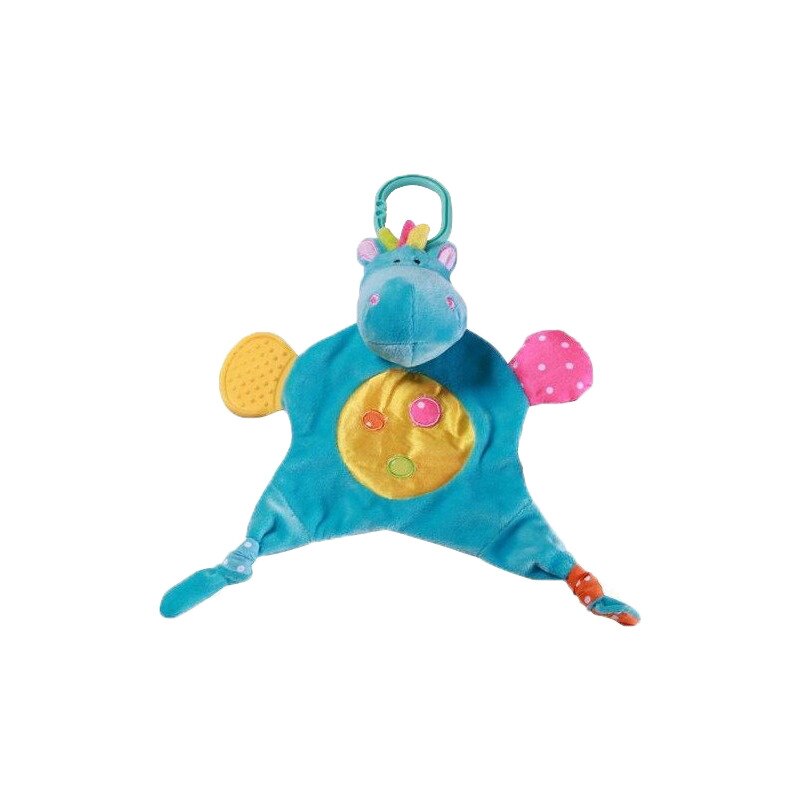 Jucarie pentru carucior BabyOno Hipopotam 1172A, Albastru