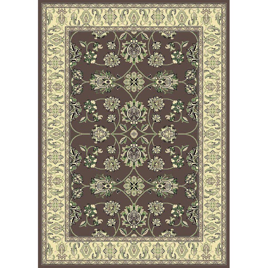 Covor living / dormitor, iMK®, model floral, multicolor, din polipropilena, dreptunghiular, 80 x 140 cm