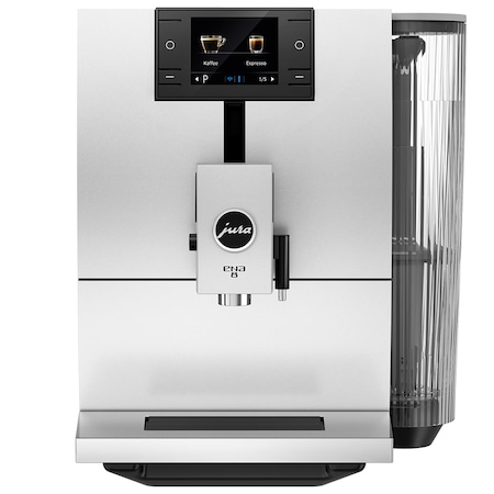 Espressor automat Jura ENA8, 15 bar, 1.1 l, 125 gr, rasnita AromaG3, 10 specialitati One Touch, afisaj color, Negru
