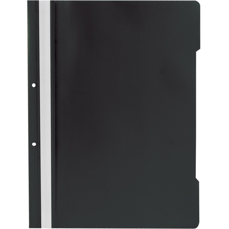 Dosar din plastic cu sina A4 Noki Negru