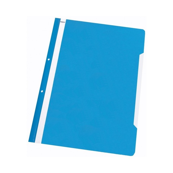 Dosar din plastic cu sina A4 Noki Albastru Deschis