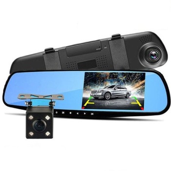 Camera Video Auto Dubla Tip Oglinda, Meniu Limba Romana, Full-HD 1080p ,Display 4.3 Mod Parcare, G Senzor, Detectie Miscare, Unghi larg filmare marca Reflection Vision® Camera Video Auto Dubla Tip Oglinda, Meniu Limba Romana, Full-HD 1080p ,Display 4.3 Mod Parcare, G Senzor, Detectie Miscare, Unghi larg filmare marca Reflection Vision®