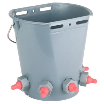 Galeata alaptare miei, 5 tetine groase cu supape Galeata alaptare miei, 5 tetine groase cu supape