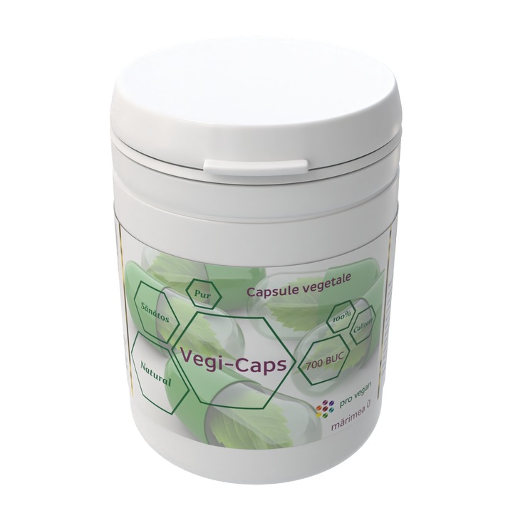 Празни растителни капсули, Vegi-Caps, размер 0, 700 броя
