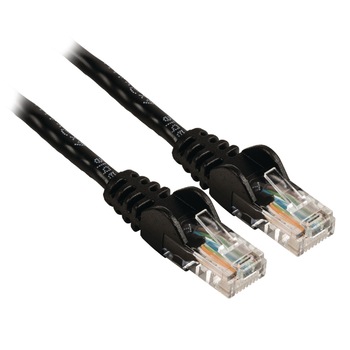 Cablu UTP Valueline, cat5e, mufat (patchcord), 3 m, negru Cablu UTP Valueline, cat5e, mufat (patchcord), 3 m, negru