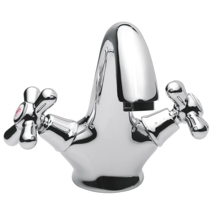 Metalia 57 kád/zuhany csaptelep, 3-as típusú 045-ös szerelés, króm - 57045,0