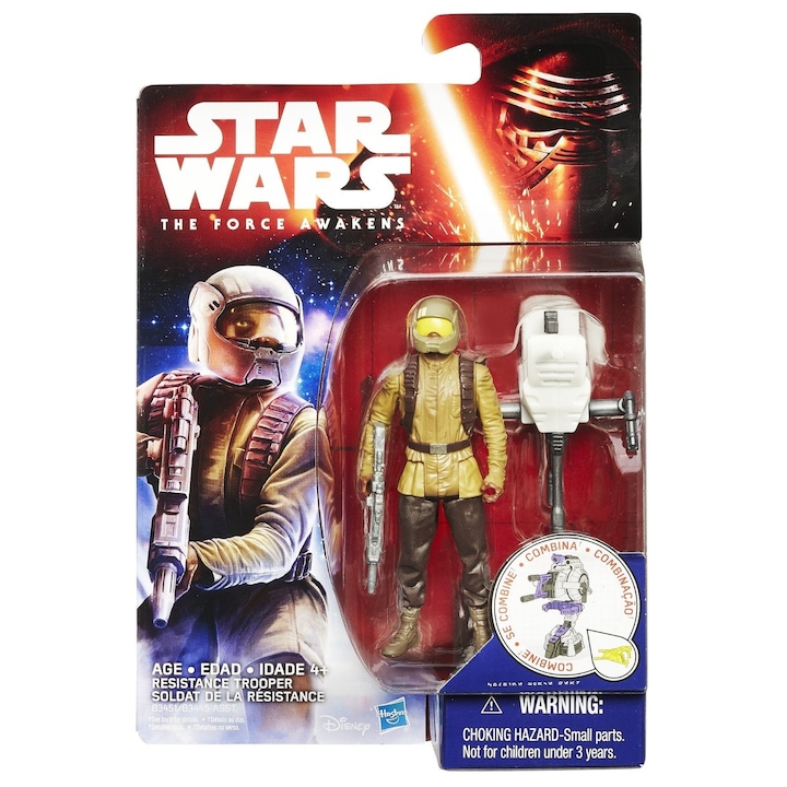 2 az 1-ben figura - Resistance Trooper, Star Wars, 10 cm