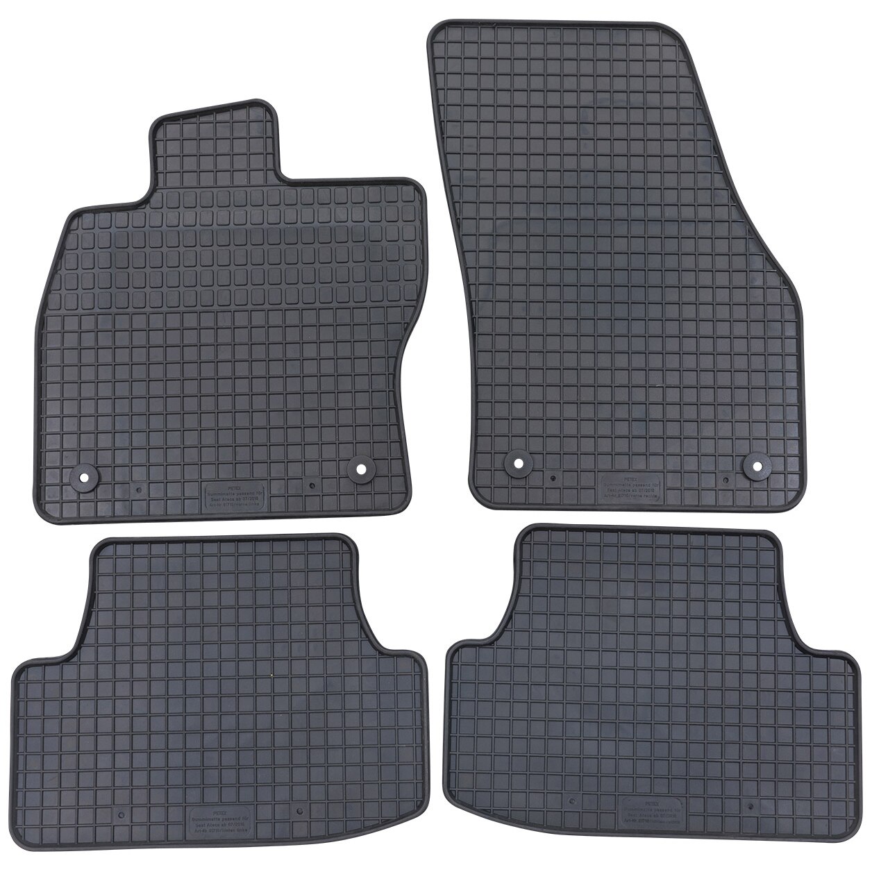 Set 4 Covorase cauciuc Petex, Seat Ateca 2016