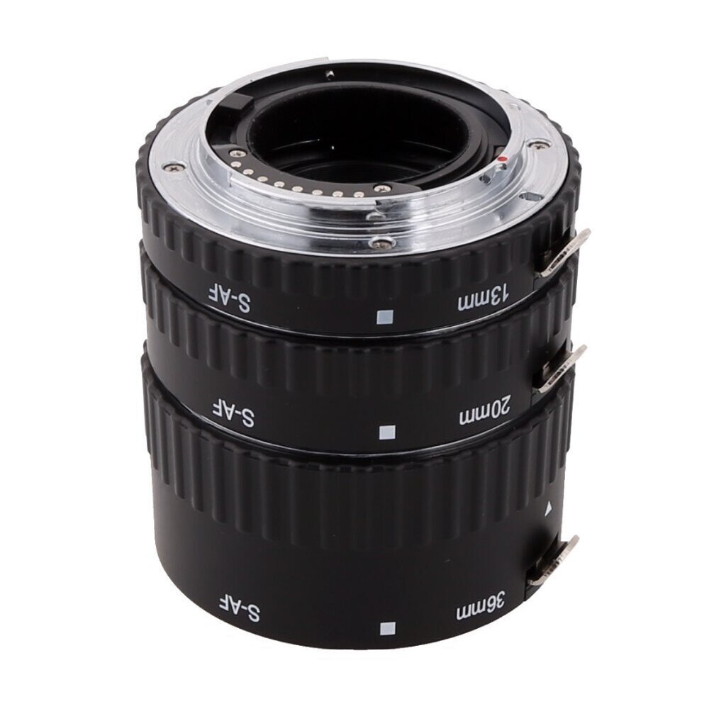 Tuburi de extensie macro Meike MK-S-AF1-A cu Auto focus pentru montura Sony/Minolta A