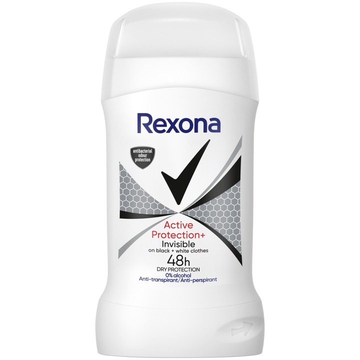 Deodorant stick Rexona Active Protection + Invisible, 40 ml