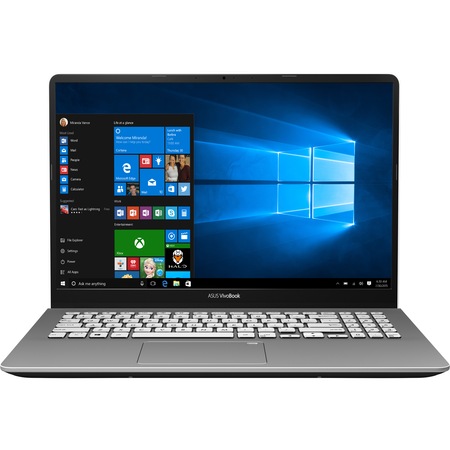 Laptop ASUS VivoBook S15 S530FA cu procesor Intel® Core™ i7-8565U pana la 4.60 GHz, Whiskey Lake, 15.6", Full HD, 8GB, 256GB SSD, Intel® UHD Graphics 620, Microsoft Windows 10, Gun Metal