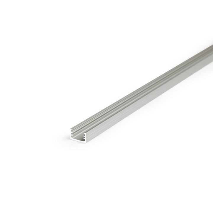 Алуминиев профил за LED лента - SLIM - 1м - анодизиран