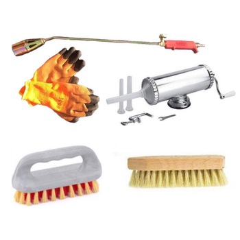 Pachet Masina Carnati/Carnatar INOX 2.5Kg, 3 Palnii Incluse + Arzator Porc pe gaz + Manusi vatuite +2 bucati Perie Porc Pachet Masina Carnati/Carnatar INOX 2.5Kg, 3 Palnii Incluse + Arzator Porc pe gaz + Manusi vatuite +2 bucati Perie Porc