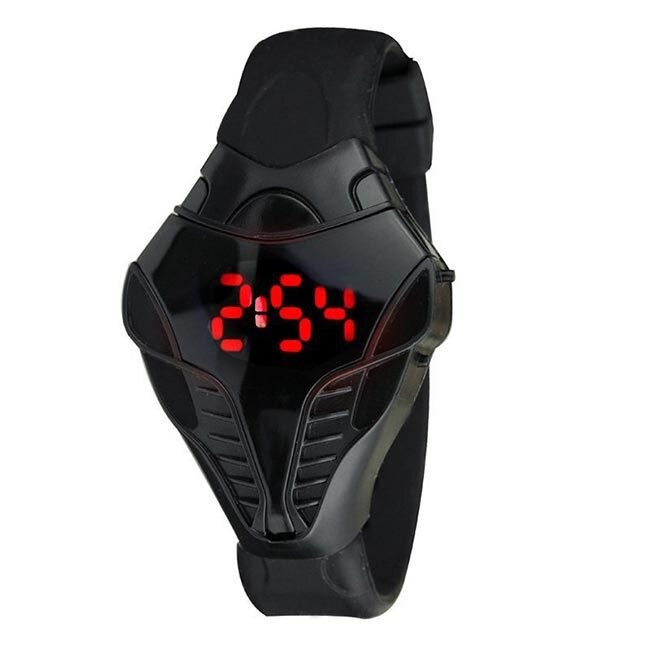 Ceas Barbatesc Electronic SKmei Casual Elegant Negru, CP9744NU, curea din silicon, afisaj digital