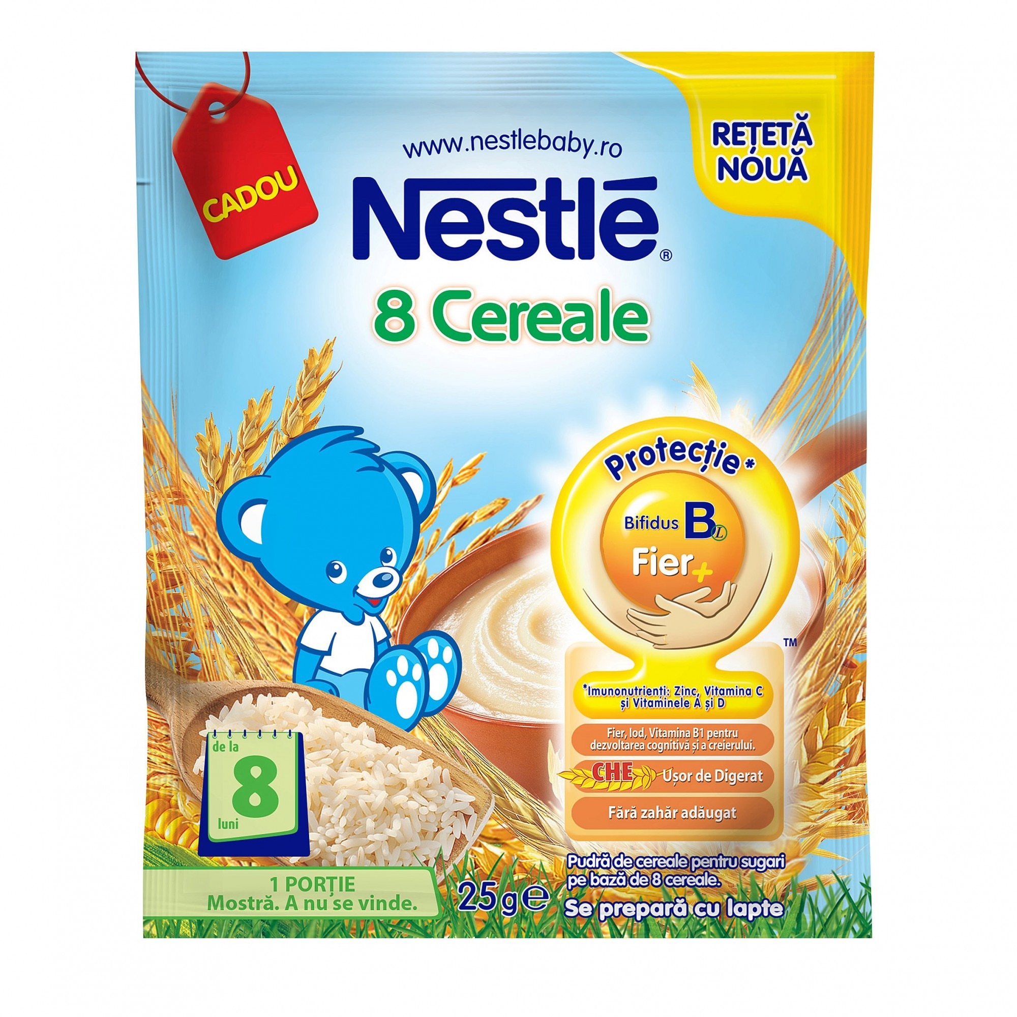 Cereale Sugari Nestle 8 Cereale De La 8 Luni 25g Emag Ro
