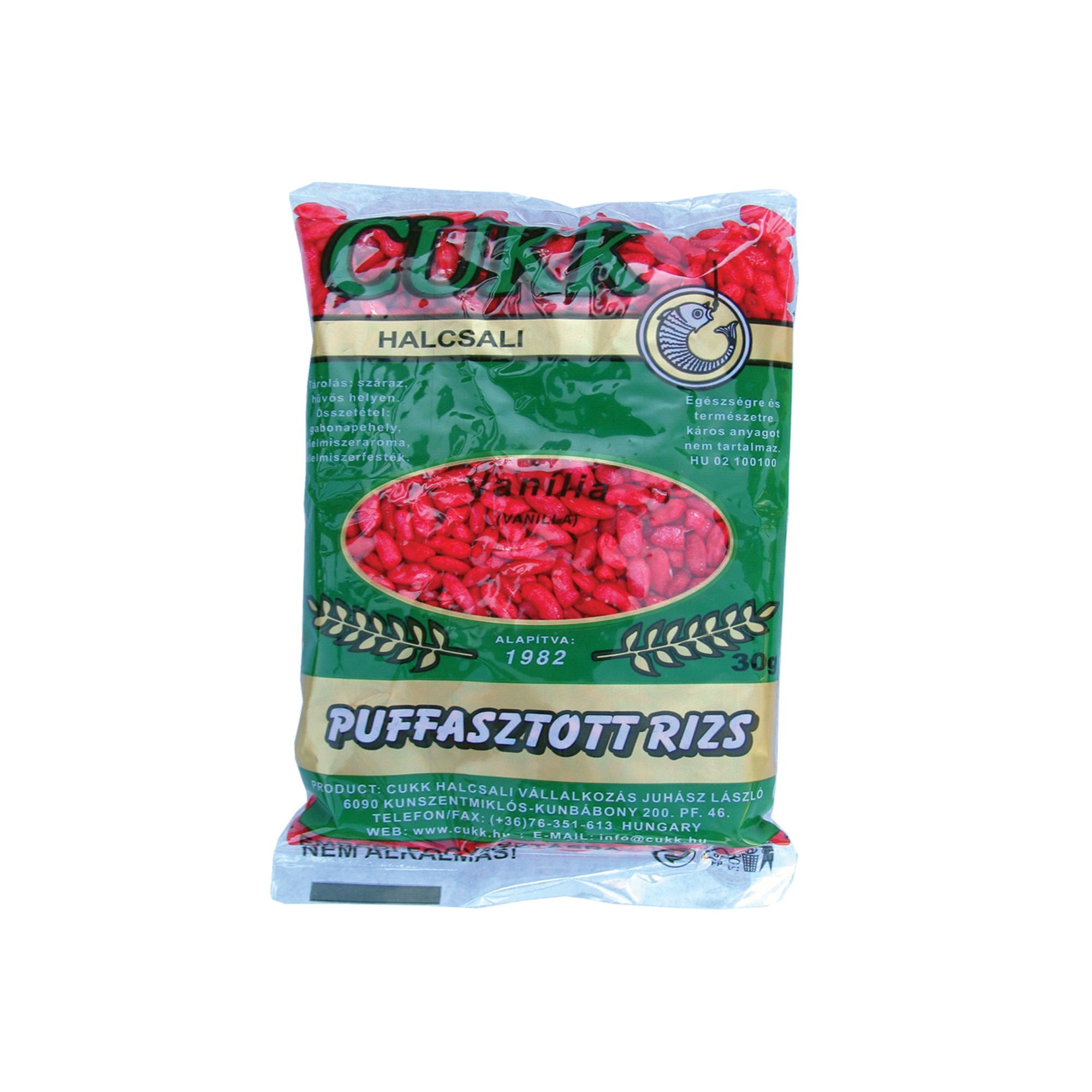 Momeala carlig,CUKK, Orez Expandat (Rosu) 30g