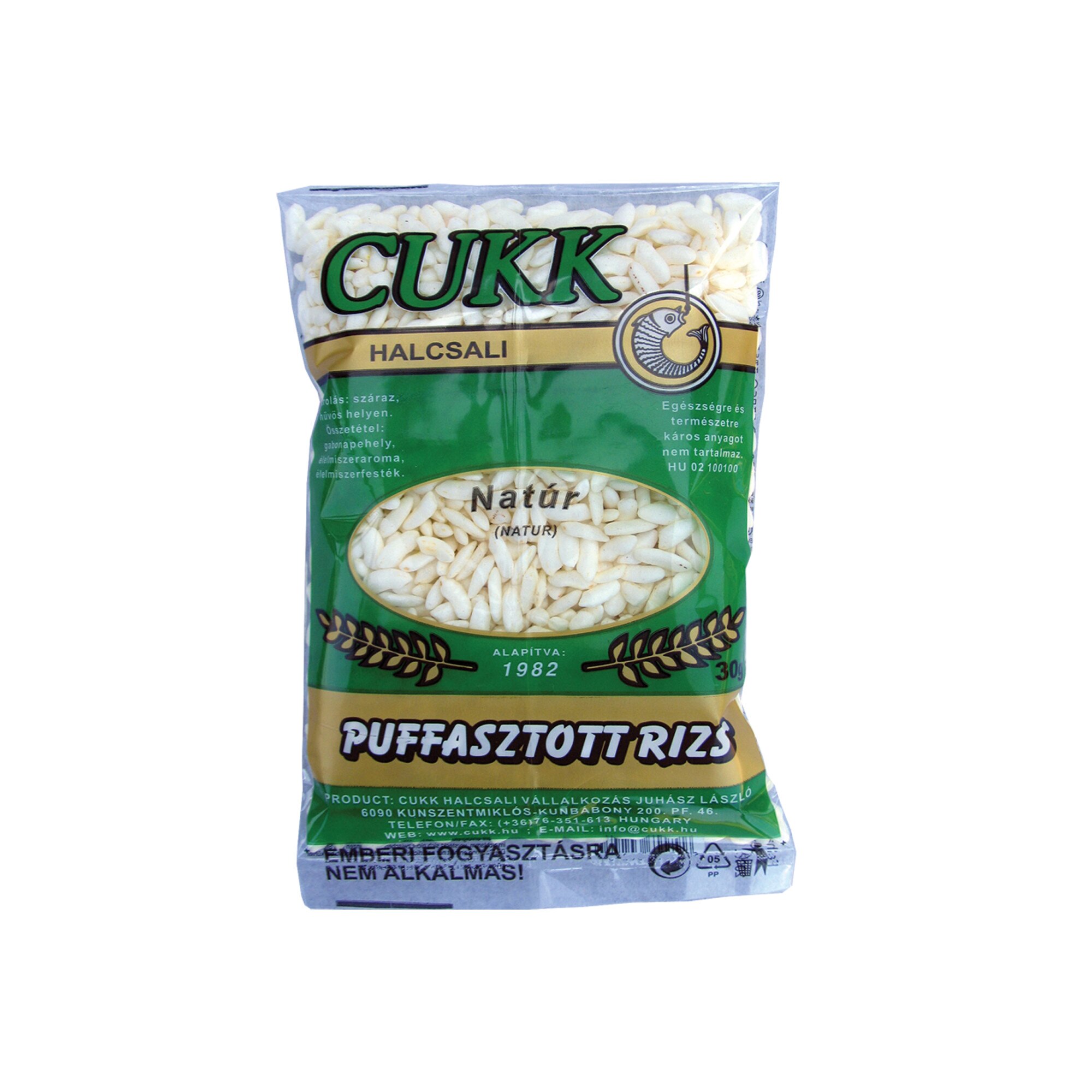 Momeala carlig,CUKK, Orez Expandat (Alb) 30g