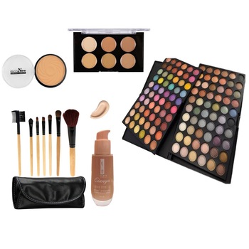 Kit Make-Up Nr.10 Evo Sheer Nudes + Set 7 Pensule Kit Make-Up Nr.10 Evo Sheer Nudes + Set 7 Pensule