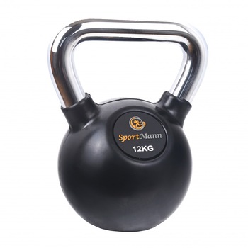 Gantera Kettlebell Cauciucata SPORTMANN 12kg Gantera Kettlebell Cauciucata SPORTMANN 12kg