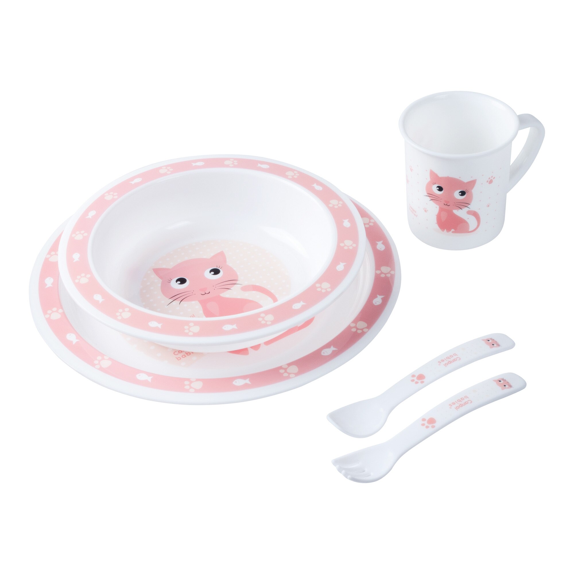 Set de masa „Cute Animals“, Canpol babies®, fara BPA, pisicuta