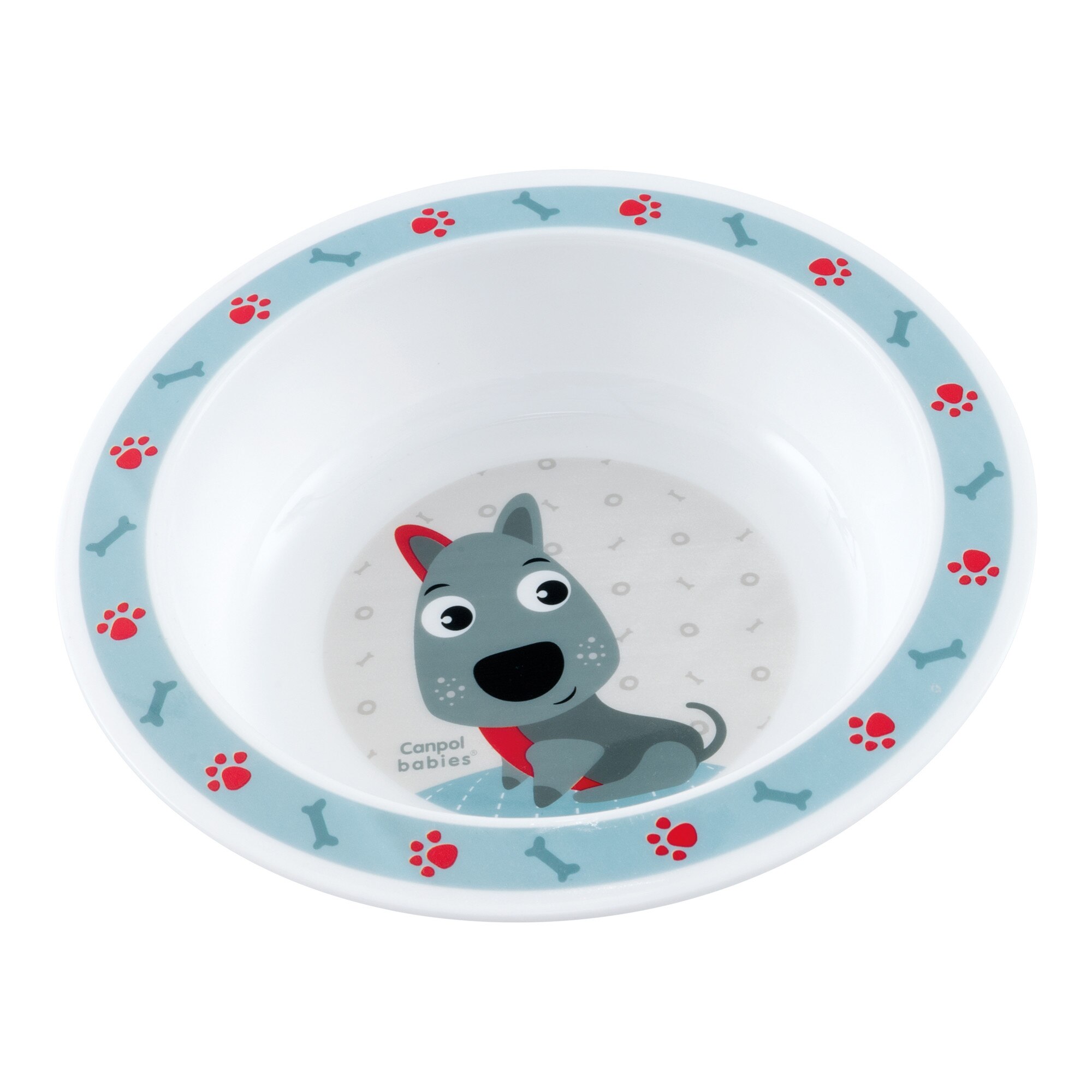 Castron „Cute Animals“, Canpol babies®, 270 ml, fara BPA, catelus