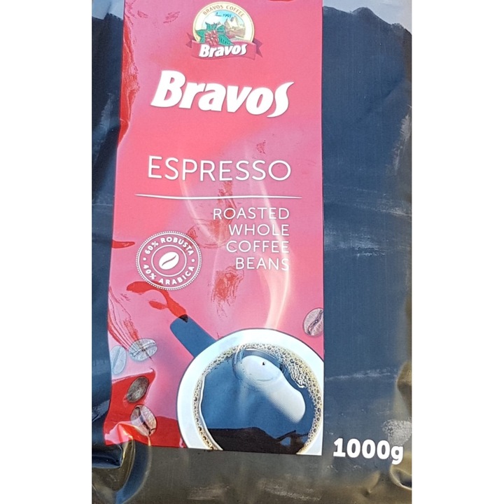 Cafea boabe Bravos Espresso 1 kg