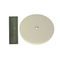 Pachet Disc perie pasla slefuit D150mm + pasta verde lustruit