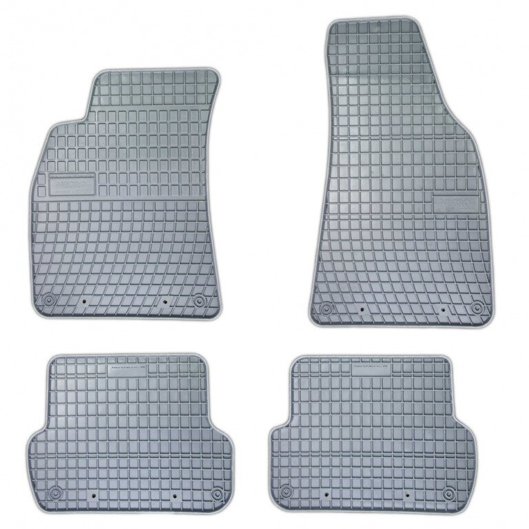 Set 4 covorase/presuri din cauciuc negru antiaderent dedicate DACIA SANDERO II dupa anul 2013 ,culoare- GRI