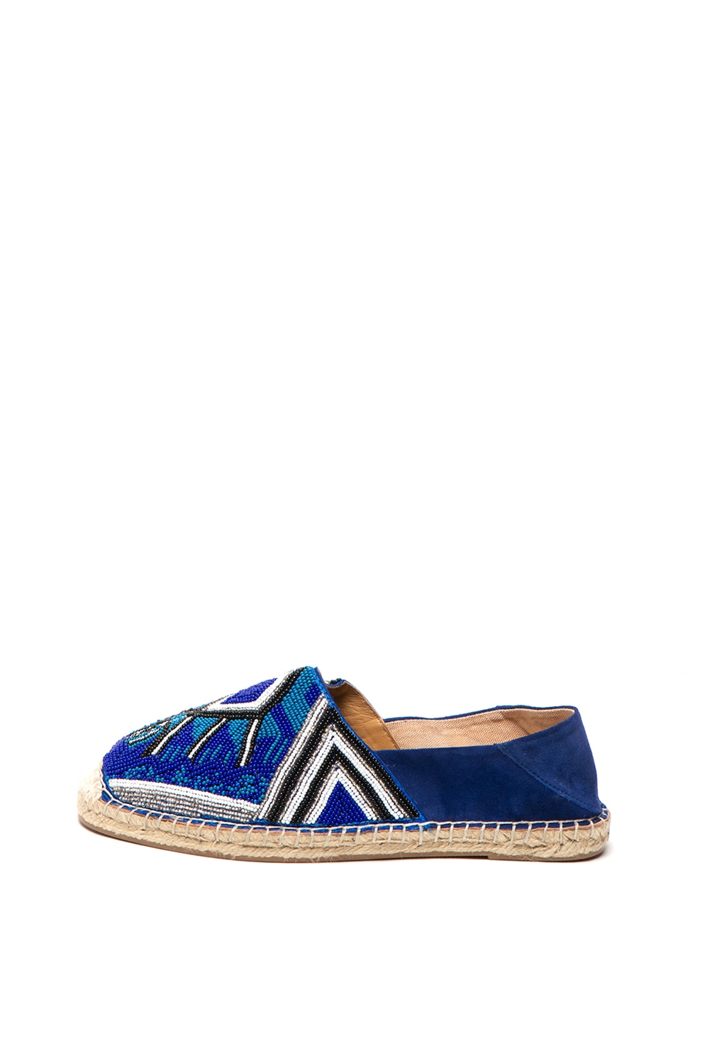 Gioseppo, Espadrile de piele intoarsa, cu aplicatii de margele