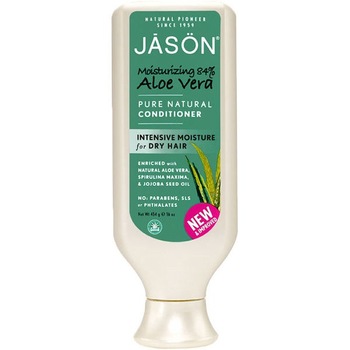 Balsam hidratant Jason cu aloe vera 84%, pentru par uscat, 454 ml Balsam hidratant Jason cu aloe vera 84%, pentru par uscat, 454 ml