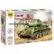 Kit Macheta Militara usor asamblat fara adeziv Zvezda T-34/85 +14ani 1:72 ZVEZ 5039