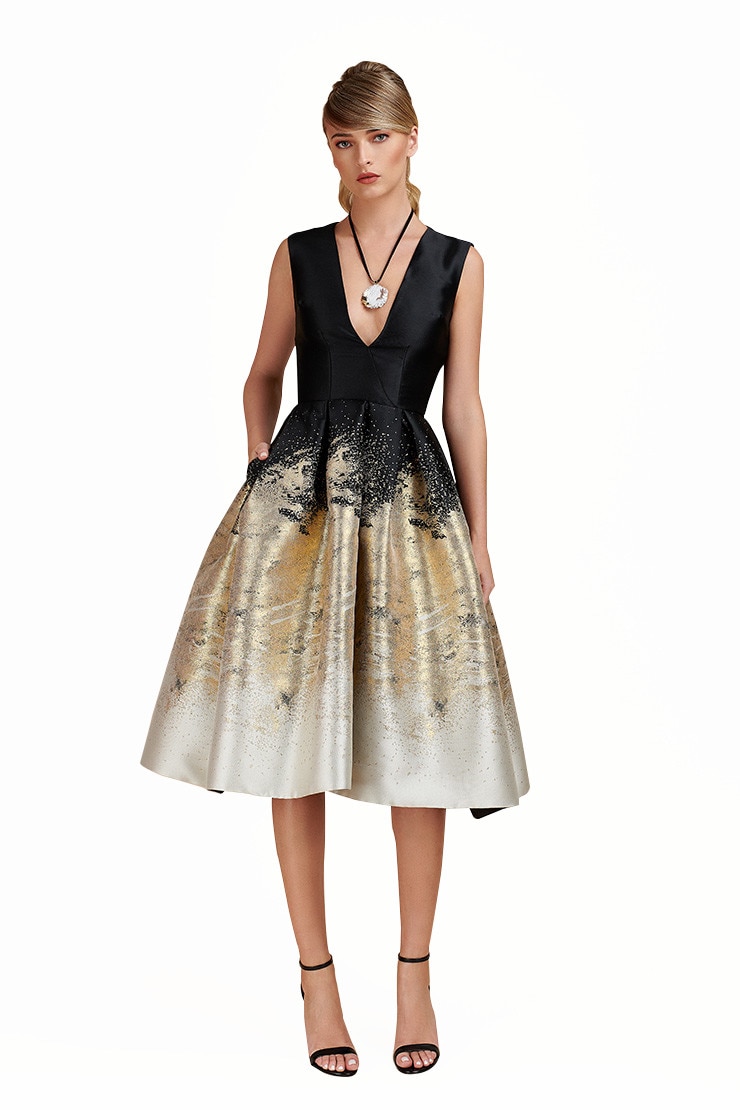 Summit Ampere leather Rochie din Brocard Fall from the Sky, Zaza Boutique, 36 - eMAG.ro