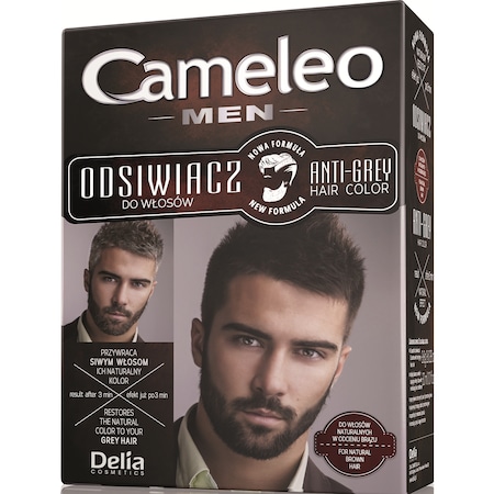 Nuantator par grizonant Cameleo Men saten natural, Delia Cosmetics, 2 x 8g