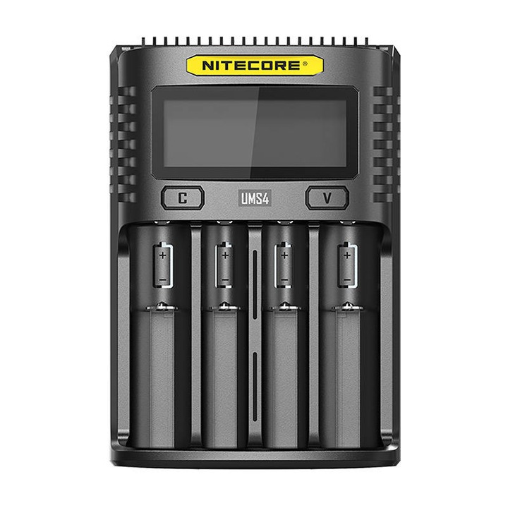 Nitecore UMS4 elemtöltő, QC mód, USB