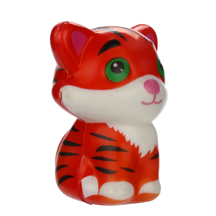 Jucarie SQUISHY, parfumata, model tigrisor