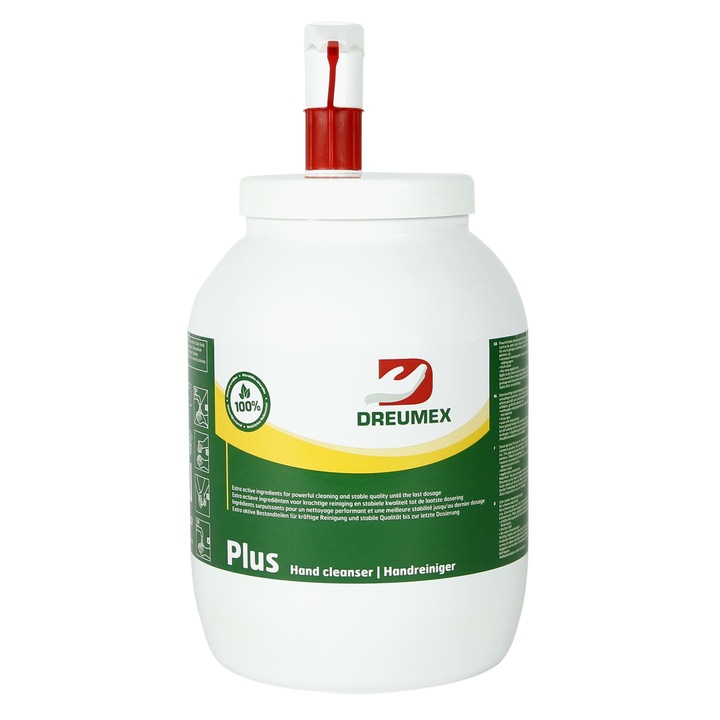 Сапун, Dreumex Plus, 2.8L с помпа, гел с микрогранули