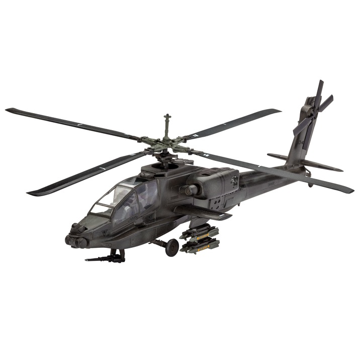 Модел на самолет Revell Mc Donnell Douglas AH-64A APACHE с аксесоари 1:100 REV 64985