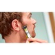 Хибриден уред за подстригване/оформяне/бръснене на брада Philips OneBlade Face + Body QP2630/30, 4 гребена за брада, 2 ножчета, Черен/Зелен