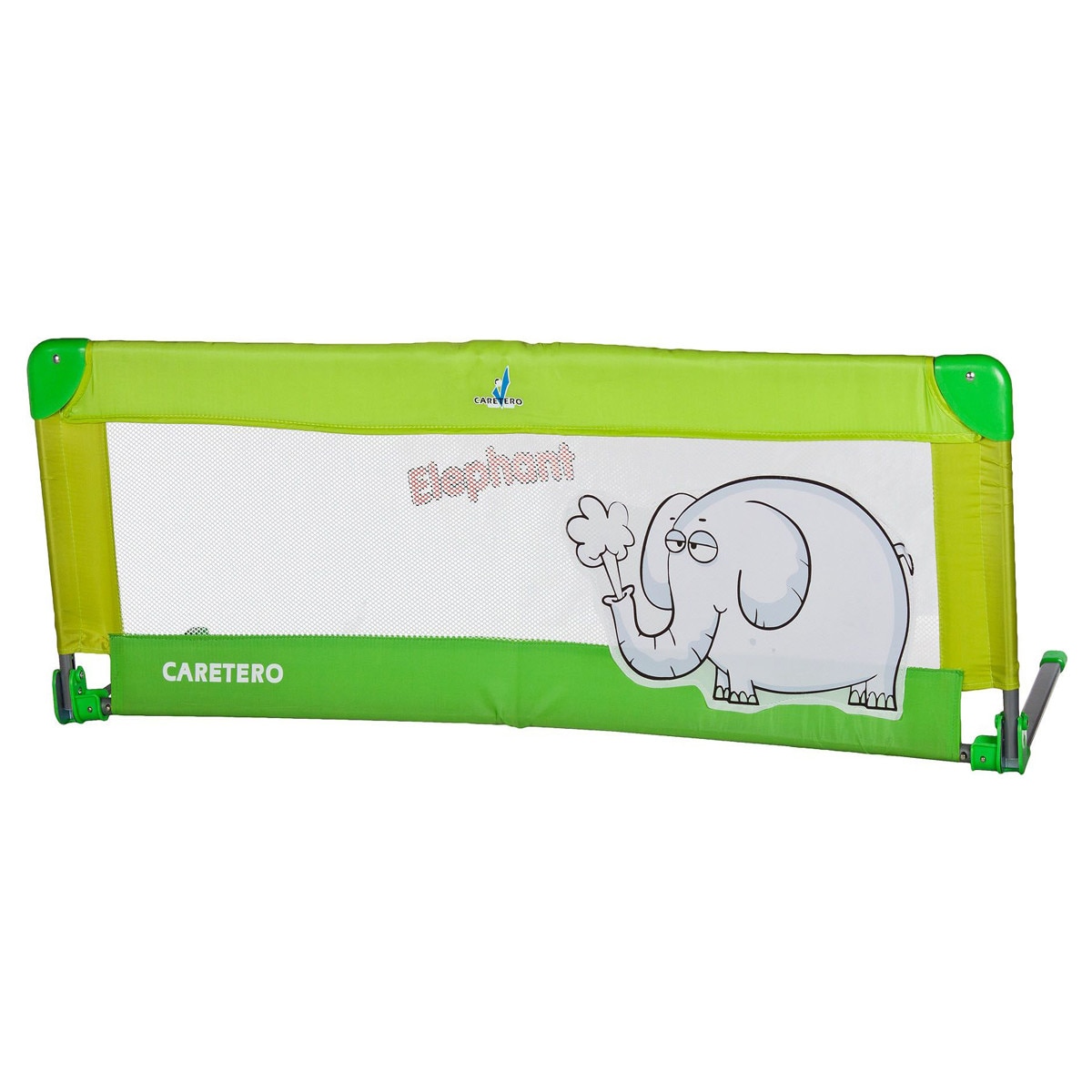 Bariera protectie pentru pat Caretero Safari Elefant 7972, Verde