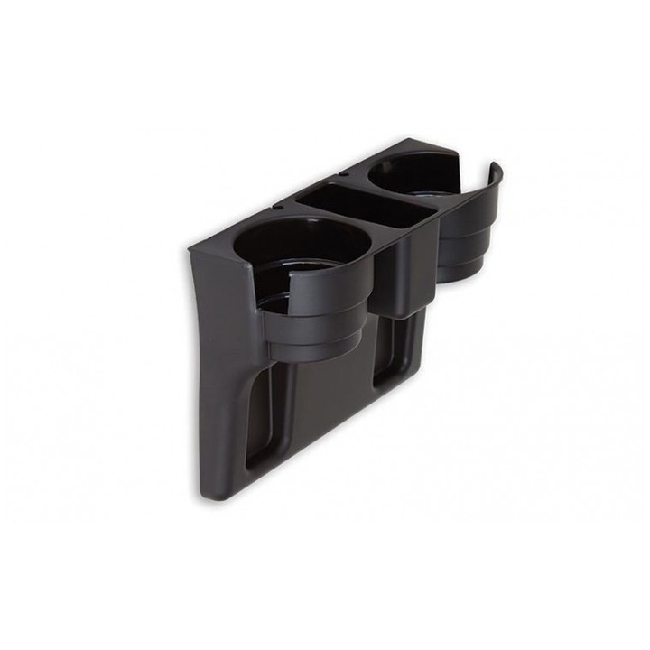 Suport auto pentru pahare, telefon, accesorii, negru