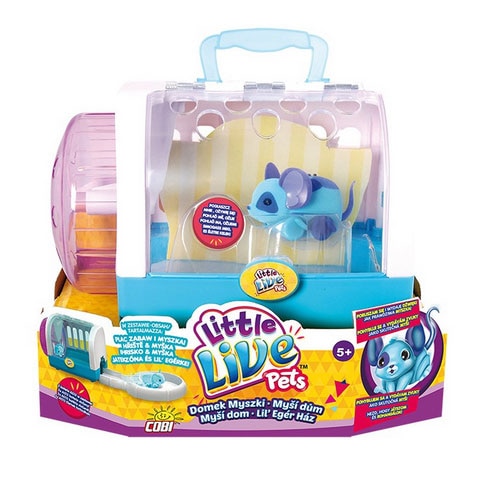 Cusca cu soricel electronic - Albastru