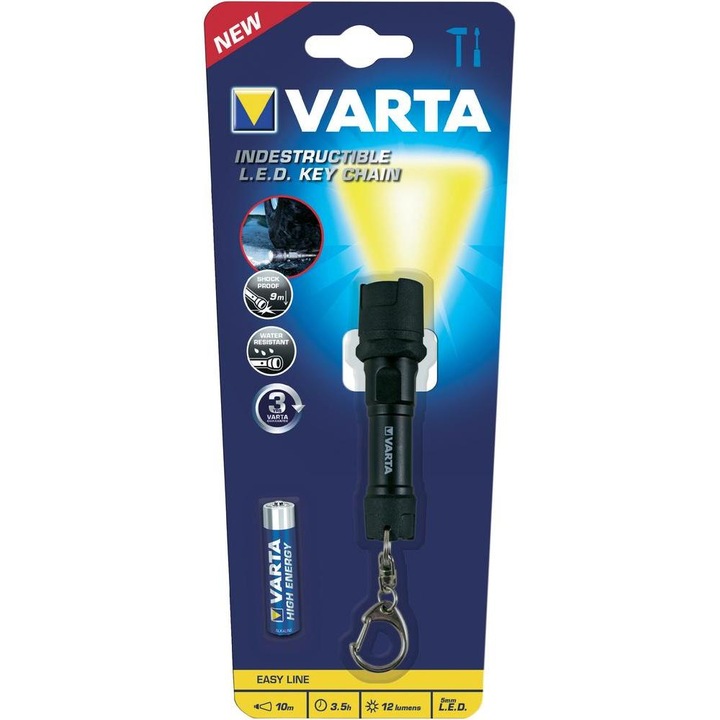 Фенерче Varta 16701, LED Ключодържател, 1AAA